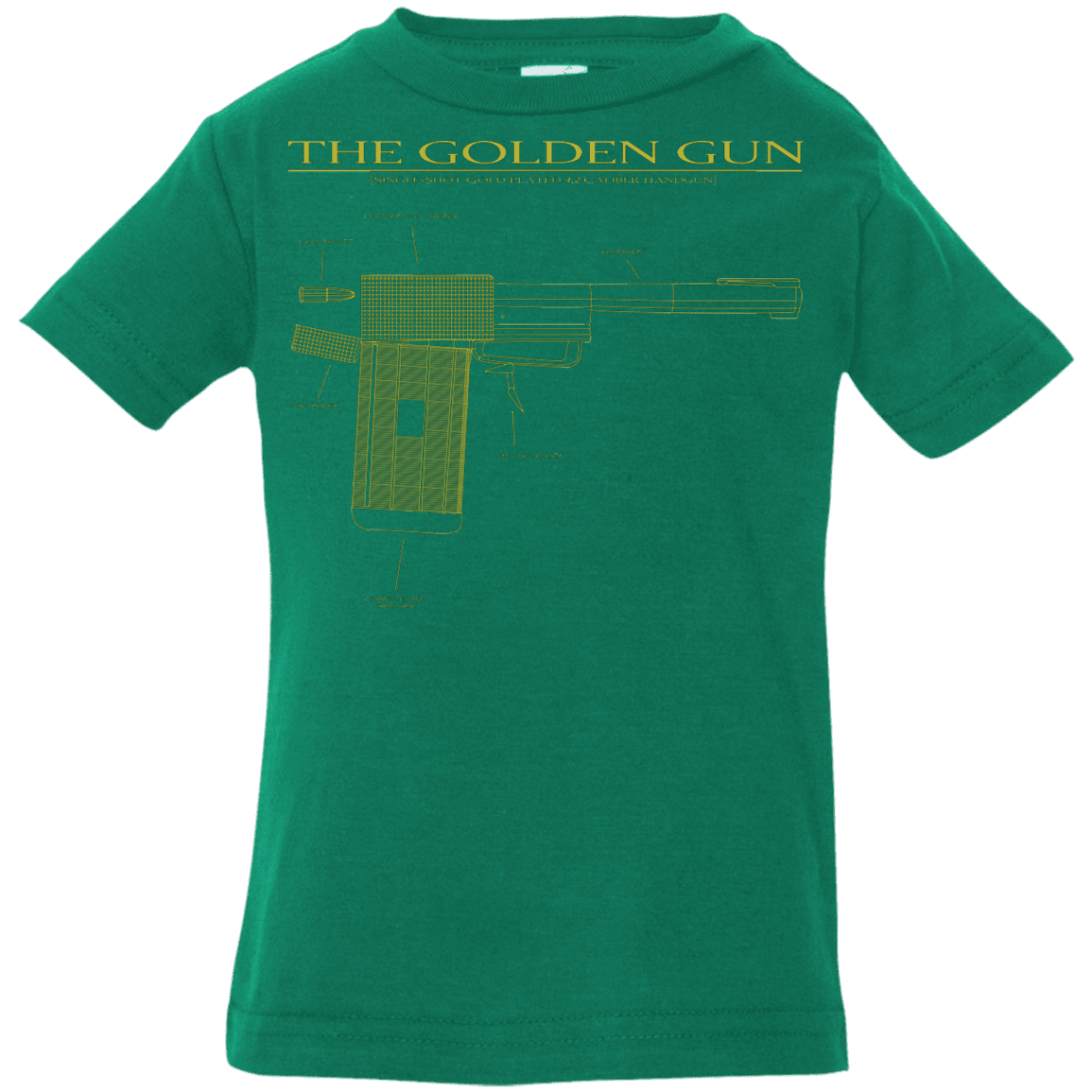 T-Shirts Kelly / 6 Months The Golden Gun Infant Premium T-Shirt
