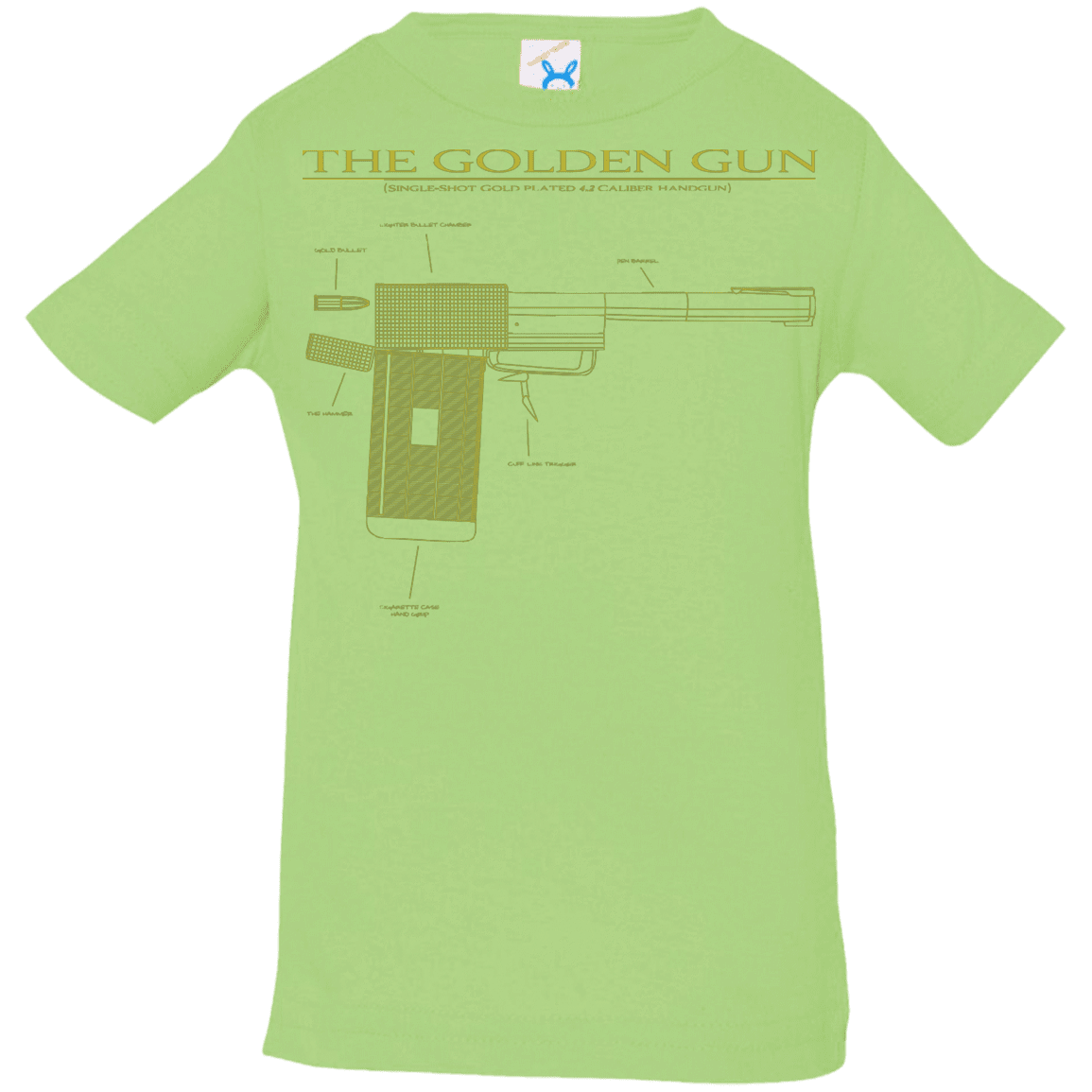 T-Shirts Key Lime / 6 Months The Golden Gun Infant Premium T-Shirt