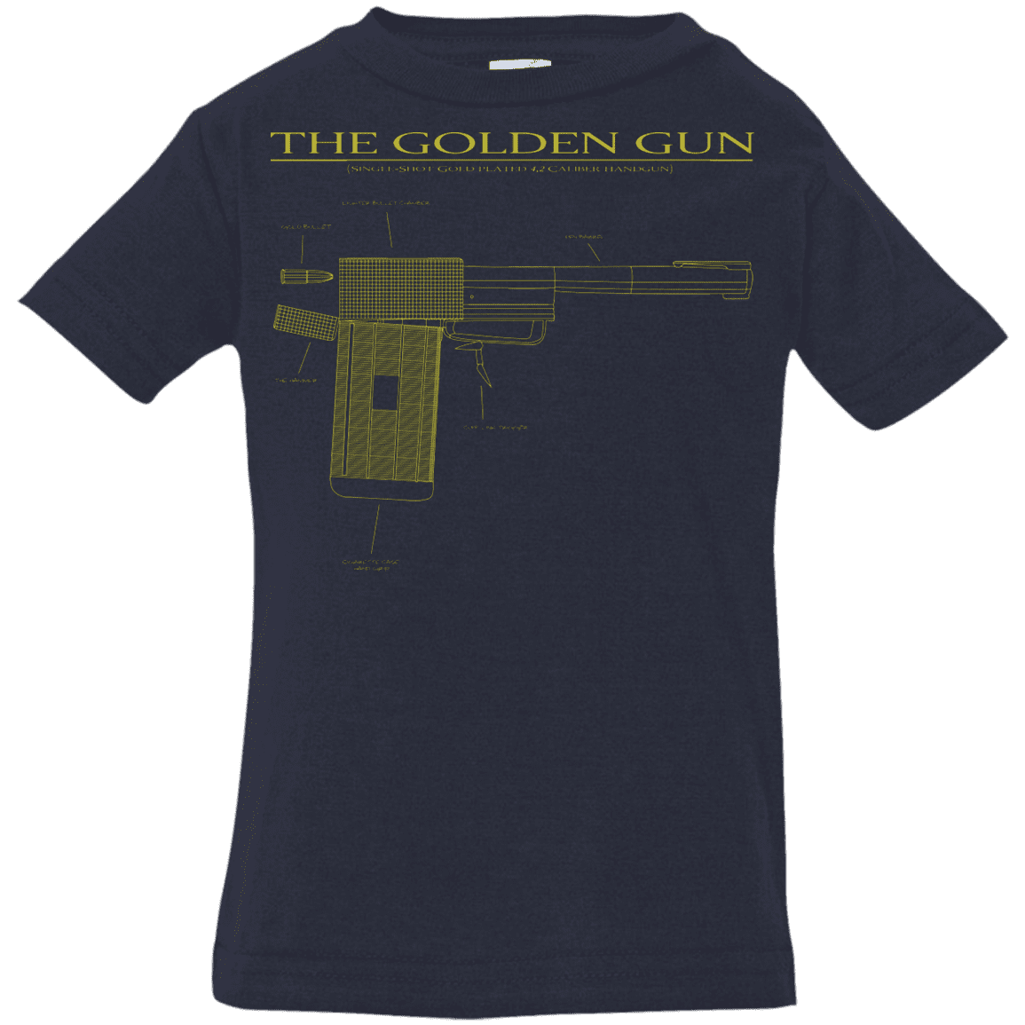 T-Shirts Navy / 6 Months The Golden Gun Infant Premium T-Shirt
