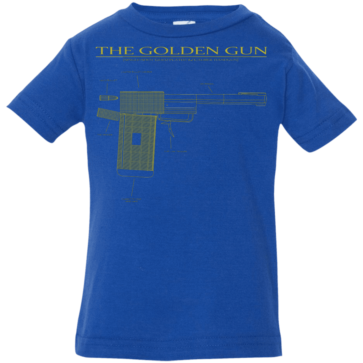 T-Shirts Royal / 6 Months The Golden Gun Infant Premium T-Shirt