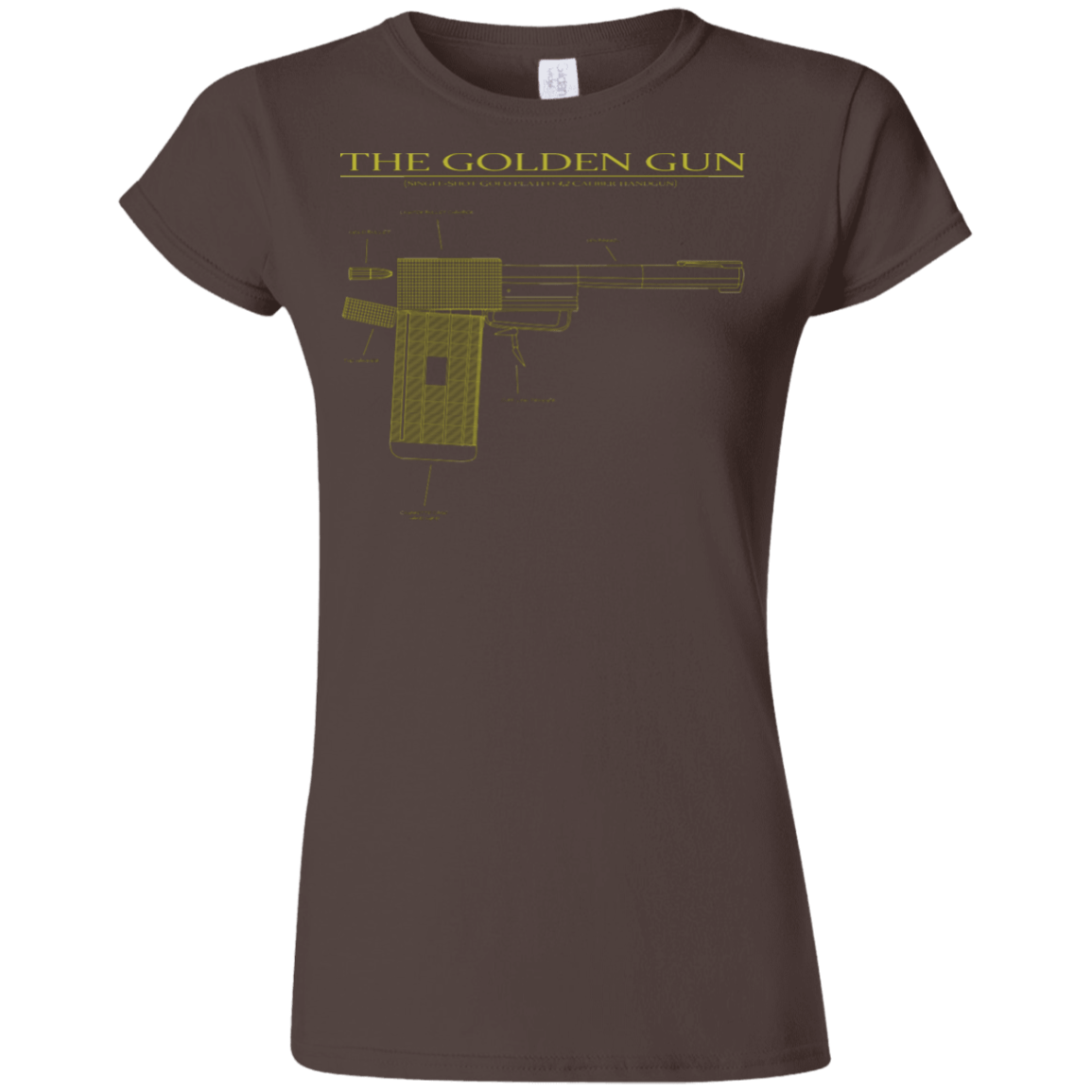 T-Shirts Dark Chocolate / S The Golden Gun Junior Slimmer-Fit T-Shirt