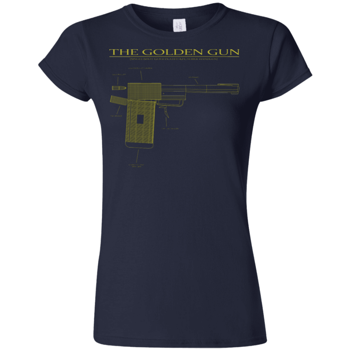 T-Shirts Navy / S The Golden Gun Junior Slimmer-Fit T-Shirt