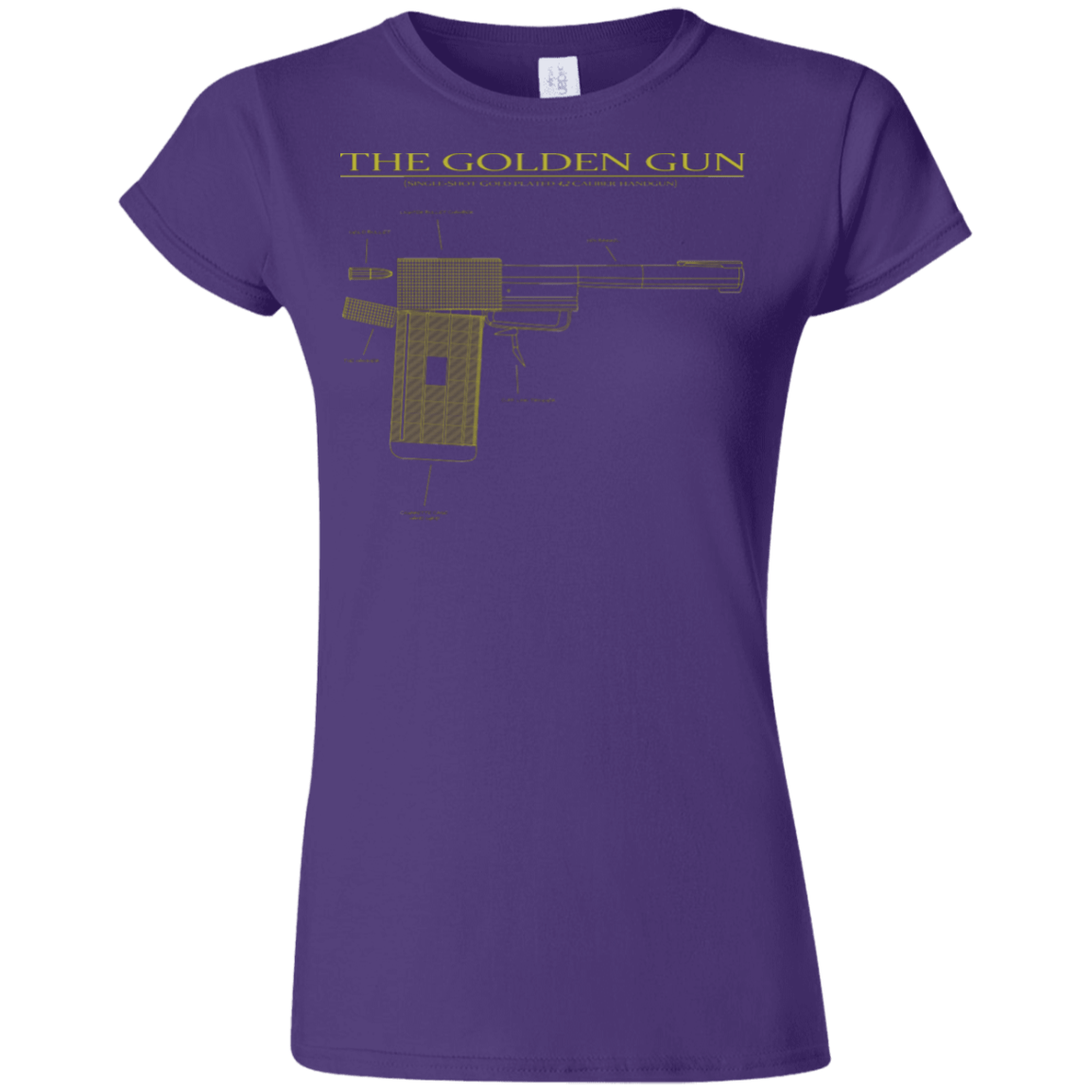 T-Shirts Purple / S The Golden Gun Junior Slimmer-Fit T-Shirt