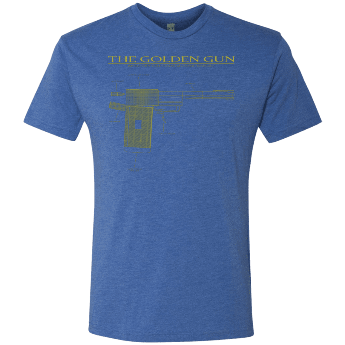 T-Shirts Vintage Royal / S The Golden Gun Men's Triblend T-Shirt