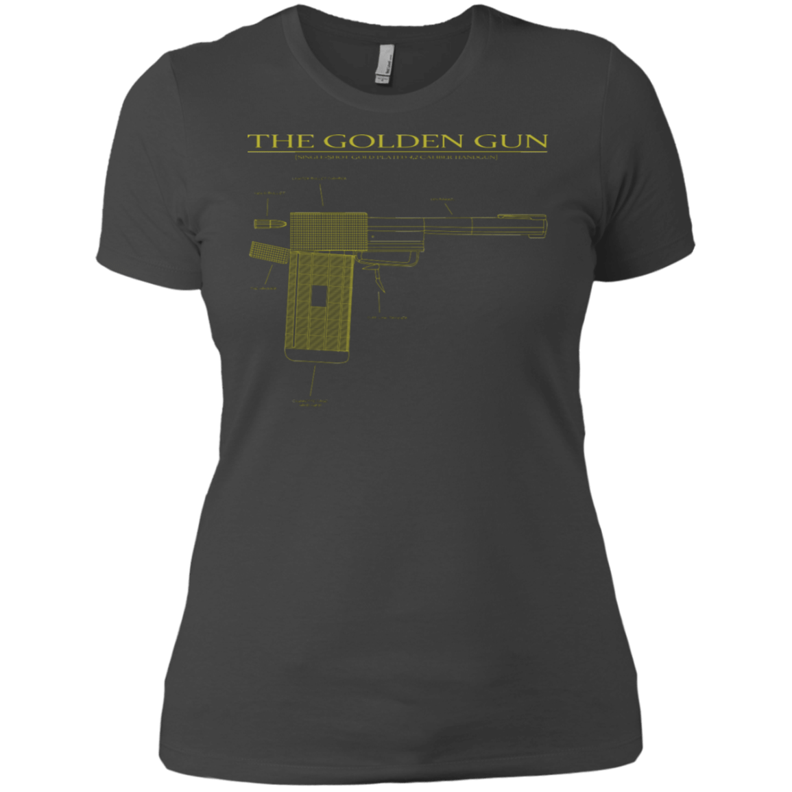 T-Shirts Heavy Metal / X-Small The Golden Gun Women's Premium T-Shirt