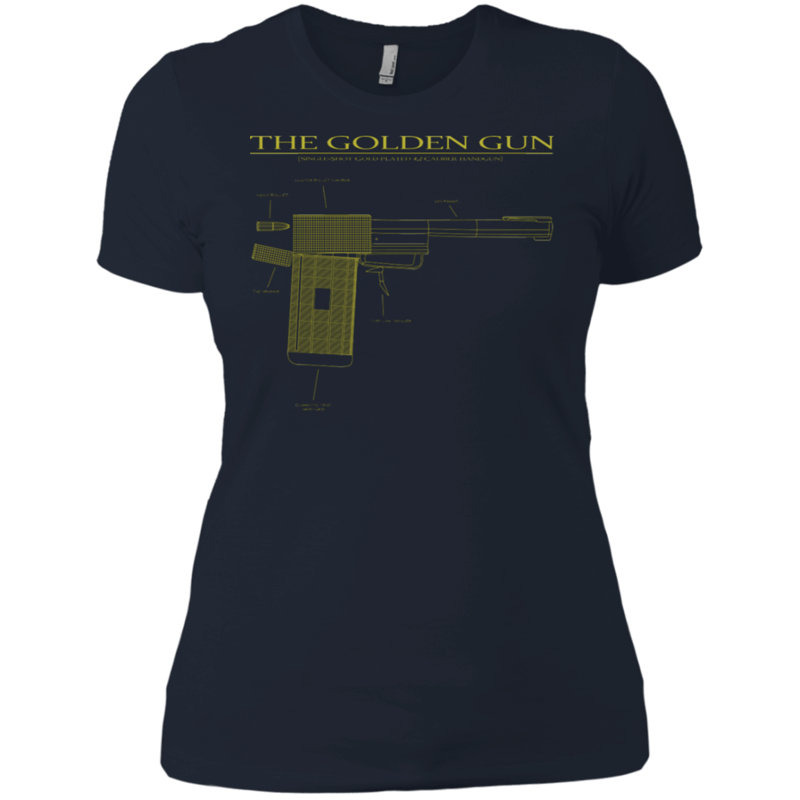 T-Shirts Midnight Navy / X-Small The Golden Gun Women's Premium T-Shirt