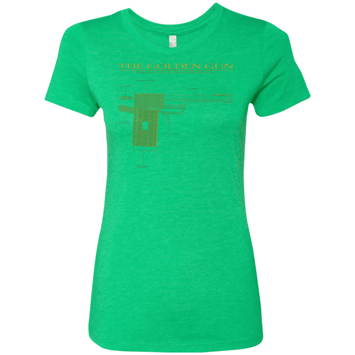 T-Shirts Envy / S The Golden Gun Women's Triblend T-Shirt