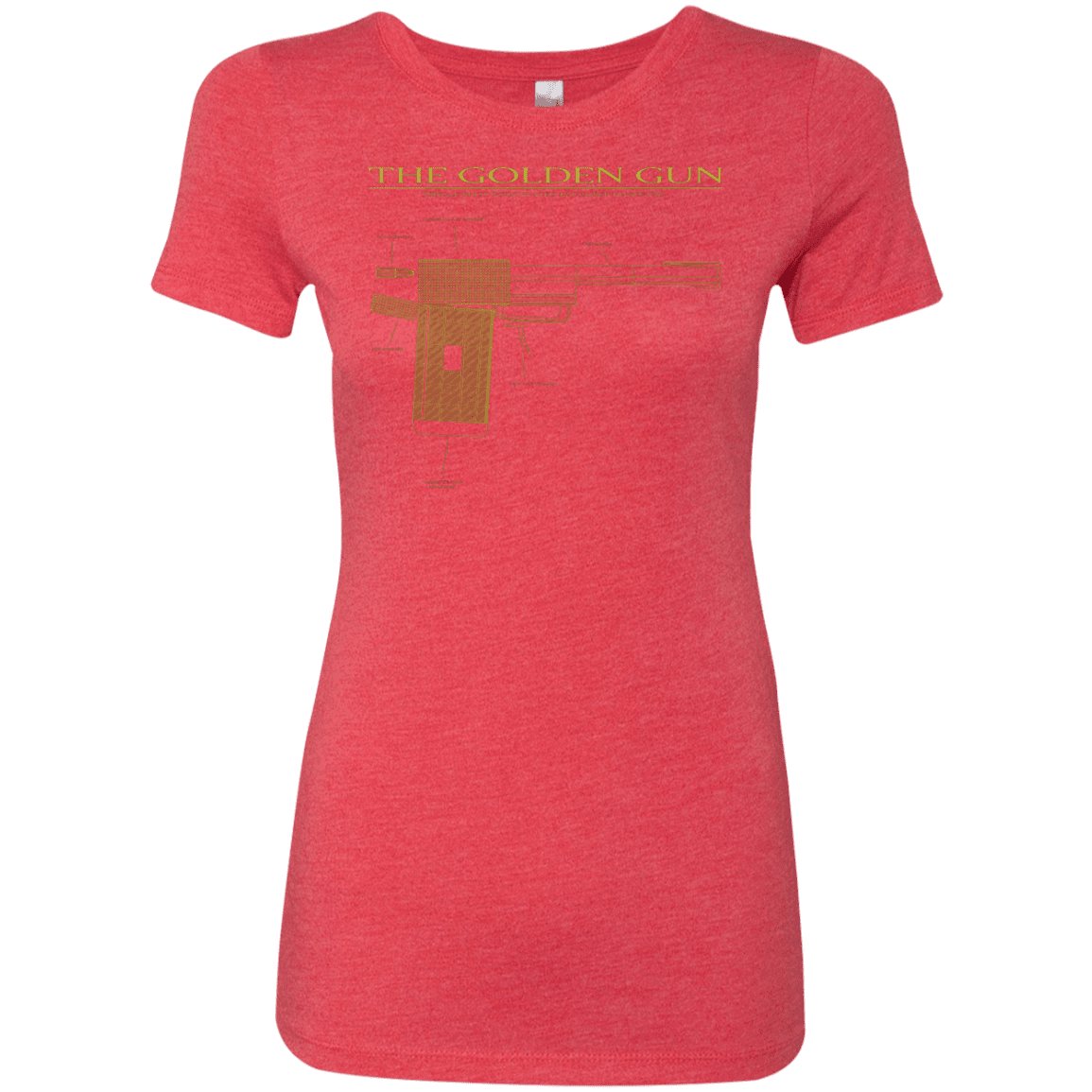 T-Shirts Vintage Red / S The Golden Gun Women's Triblend T-Shirt