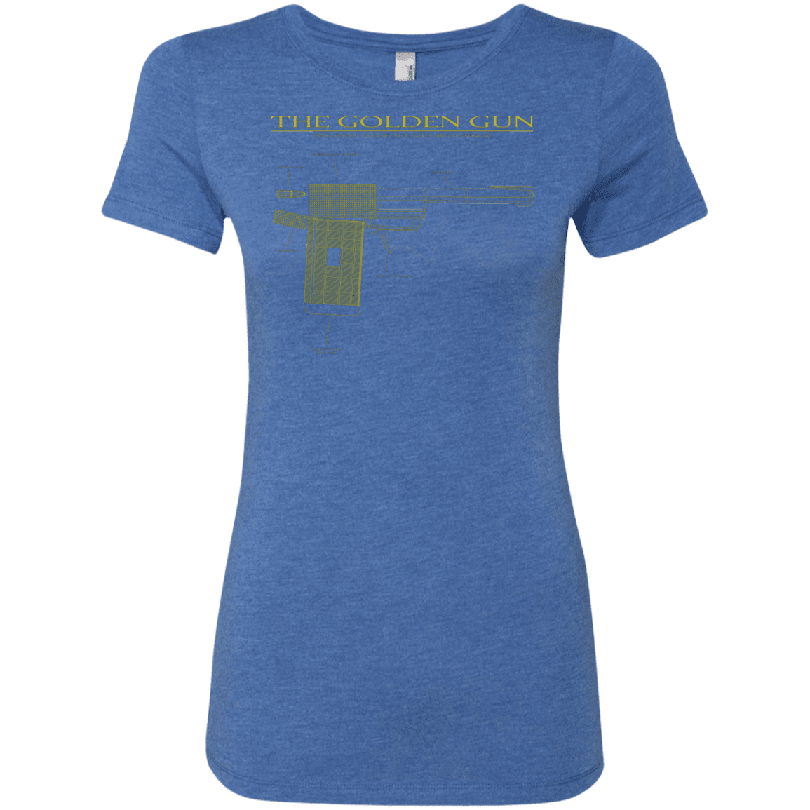 T-Shirts Vintage Royal / S The Golden Gun Women's Triblend T-Shirt
