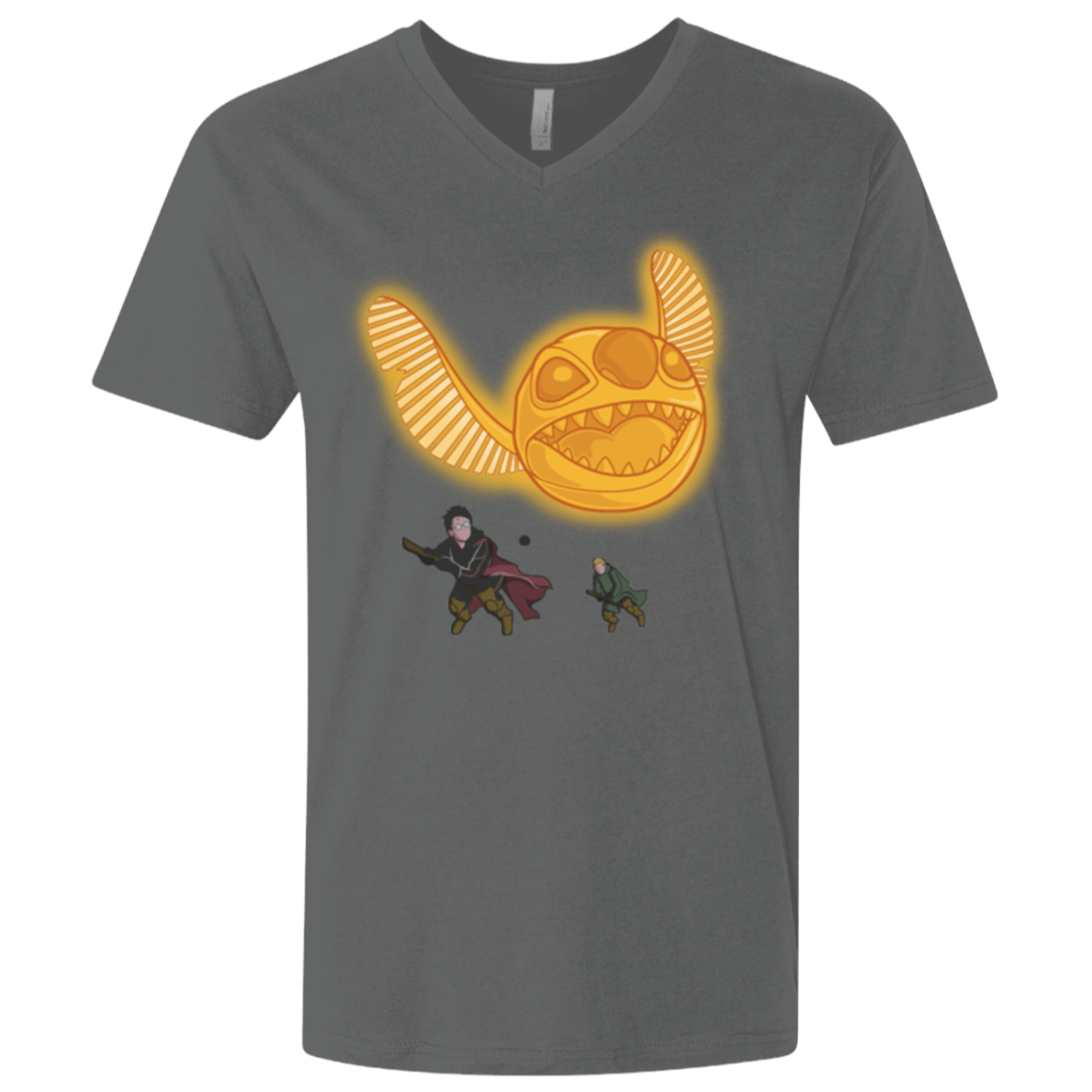 T-Shirts Heavy Metal / X-Small THE GOLDEN STITCH Men's Premium V-Neck