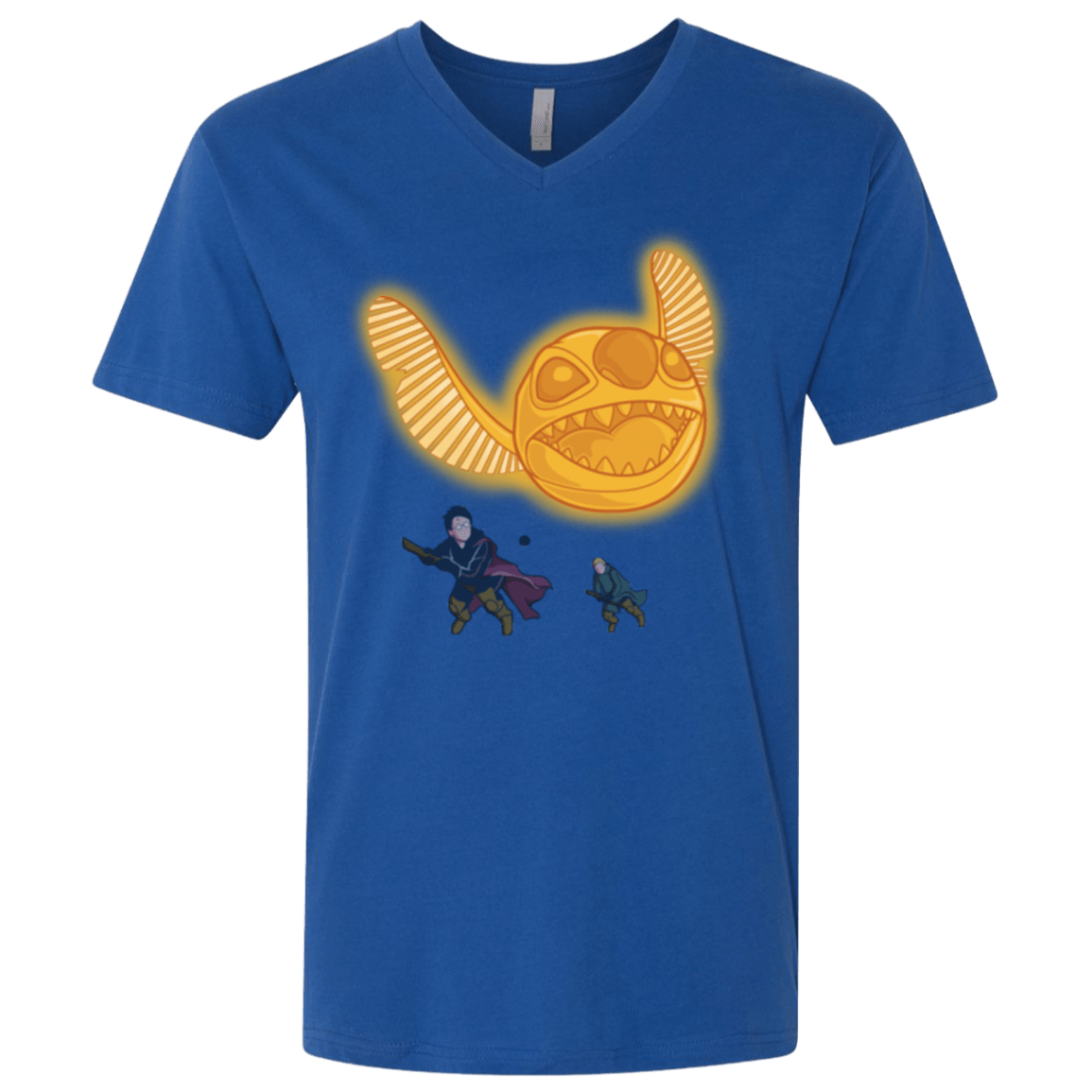 T-Shirts Royal / X-Small THE GOLDEN STITCH Men's Premium V-Neck