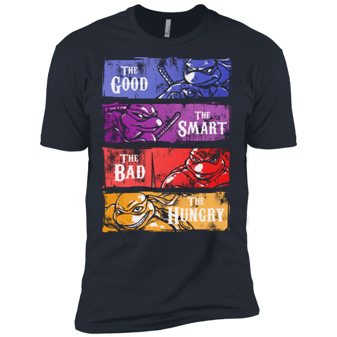 T-Shirts Indigo / X-Small The Good, Bad, Smart and Hungry Men's Premium T-Shirt