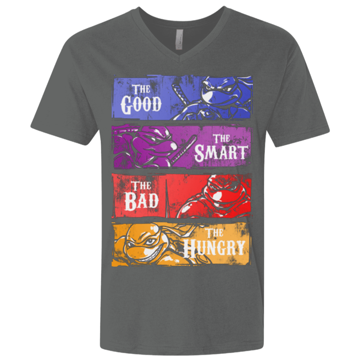 T-Shirts Heavy Metal / X-Small The Good, Bad, Smart and Hungry Men's Premium V-Neck