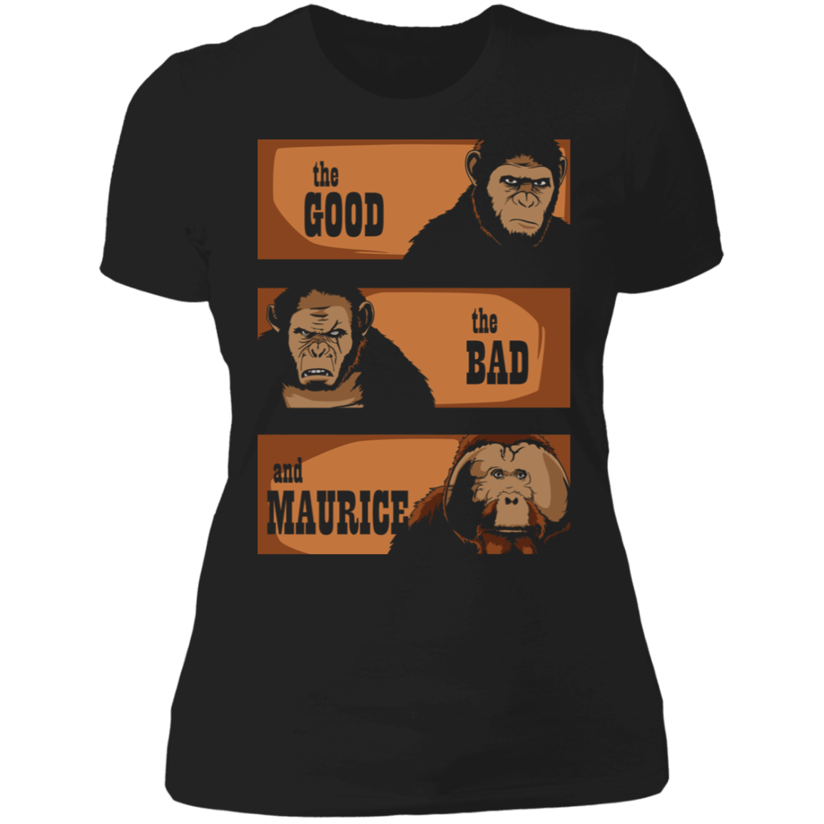 T-Shirts Black / X-Small The Good The Bad And Maurice Women's Premium T-Shirt