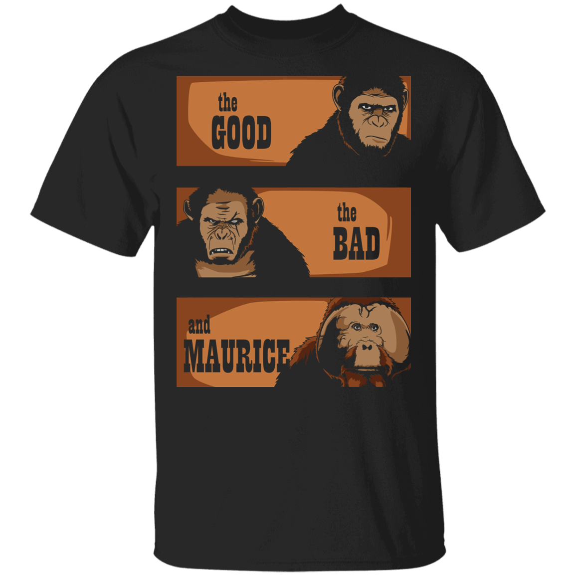 T-Shirts Black / YXS The Good The Bad And Maurice Youth T-Shirt
