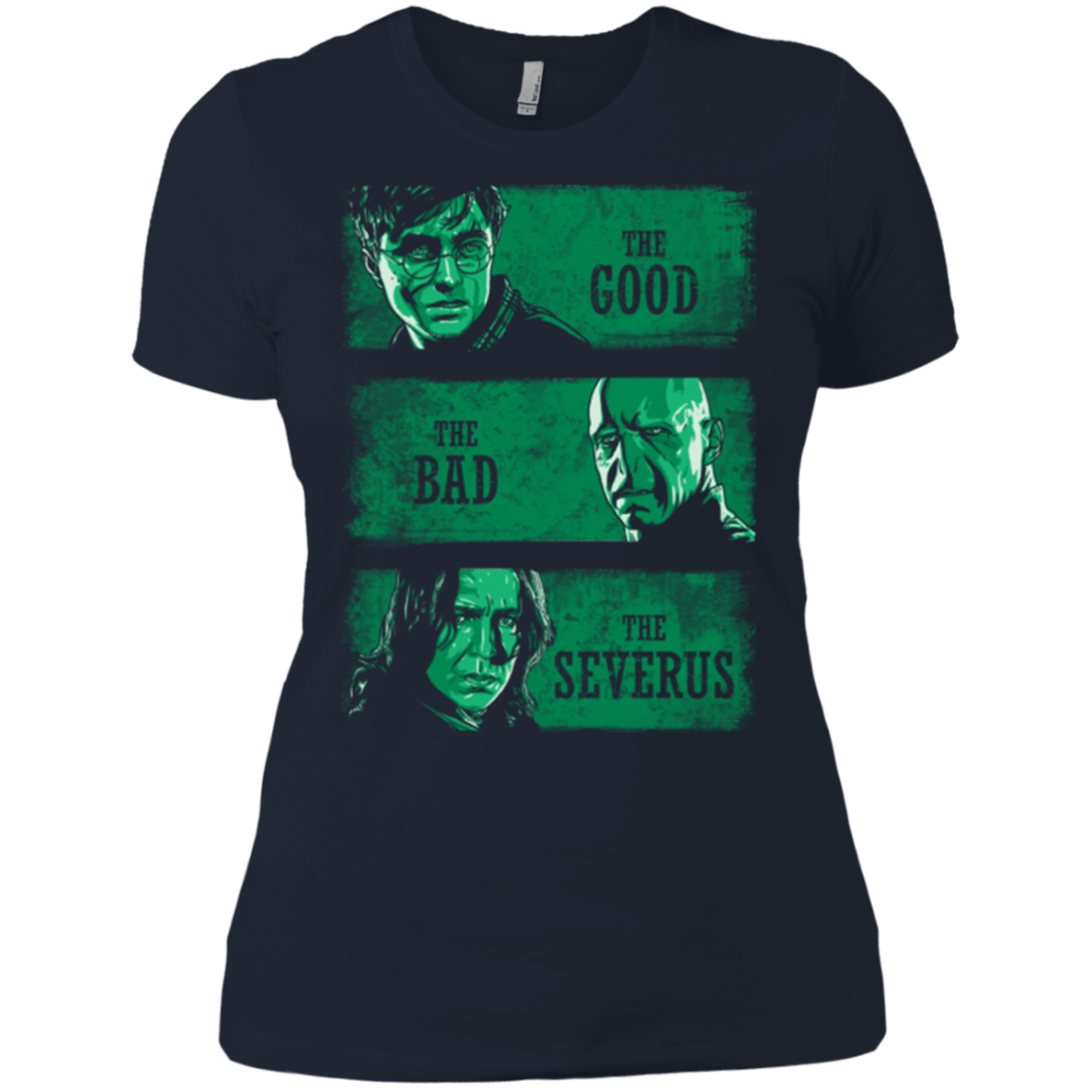 T-Shirts Midnight Navy / X-Small The Good the Bad and the Severus Women's Premium T-Shirt