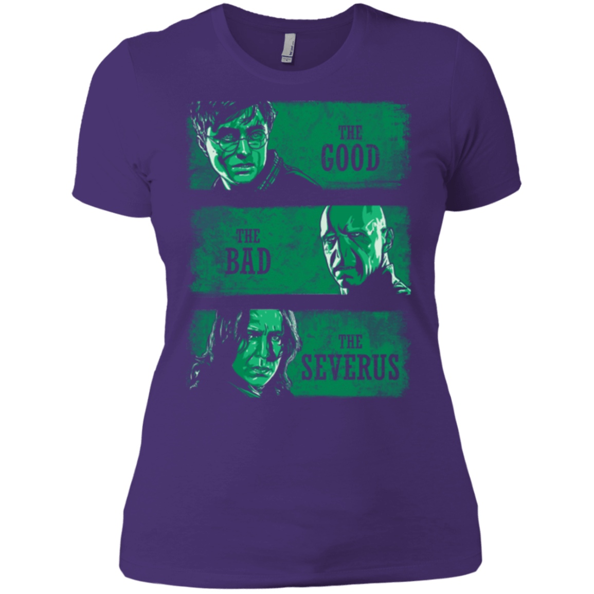 T-Shirts Purple / X-Small The Good the Bad and the Severus Women's Premium T-Shirt