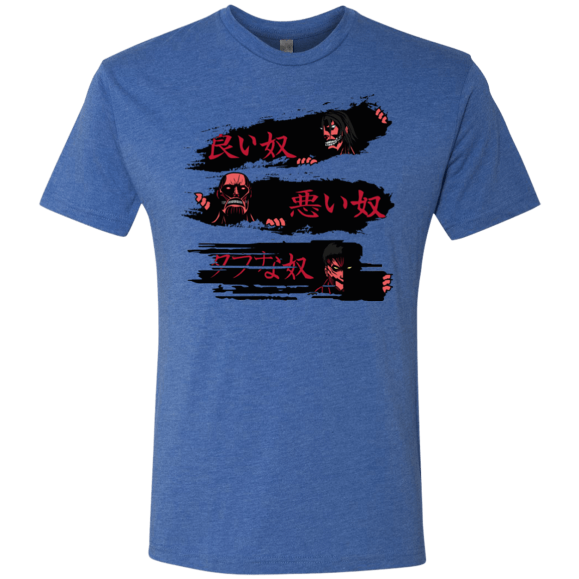 T-Shirts Vintage Royal / Small The Good The Bad And The Tough Men's Triblend T-Shirt