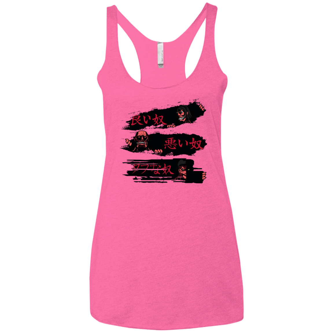T-Shirts Vintage Pink / X-Small The Good The Bad And The Tough Women's Triblend Racerback Tank