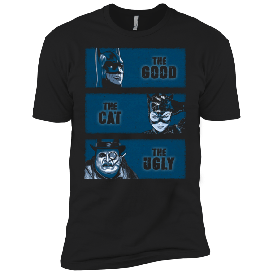 T-Shirts Black / YXS The Good the Cat and the Ugly Boys Premium T-Shirt