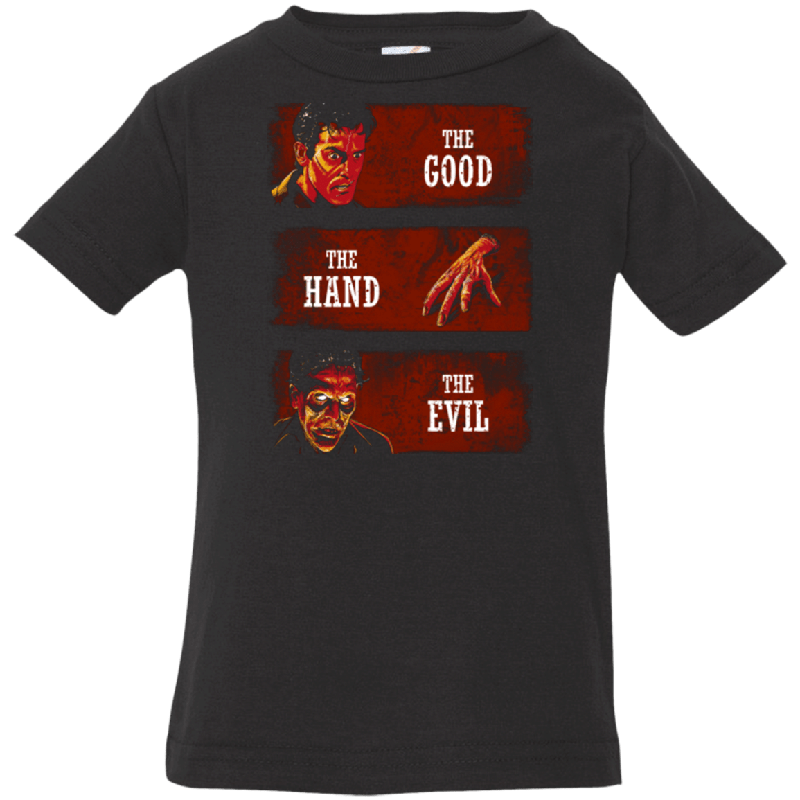 T-Shirts Black / 6 Months The Good the Hand and the Evil Infant Premium T-Shirt