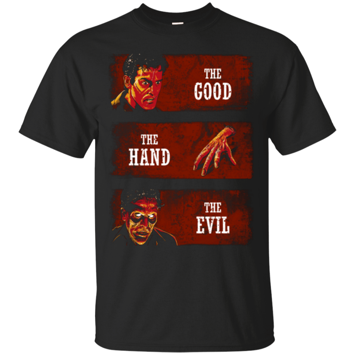 T-Shirts Black / Small The Good the Hand and the Evil T-Shirt