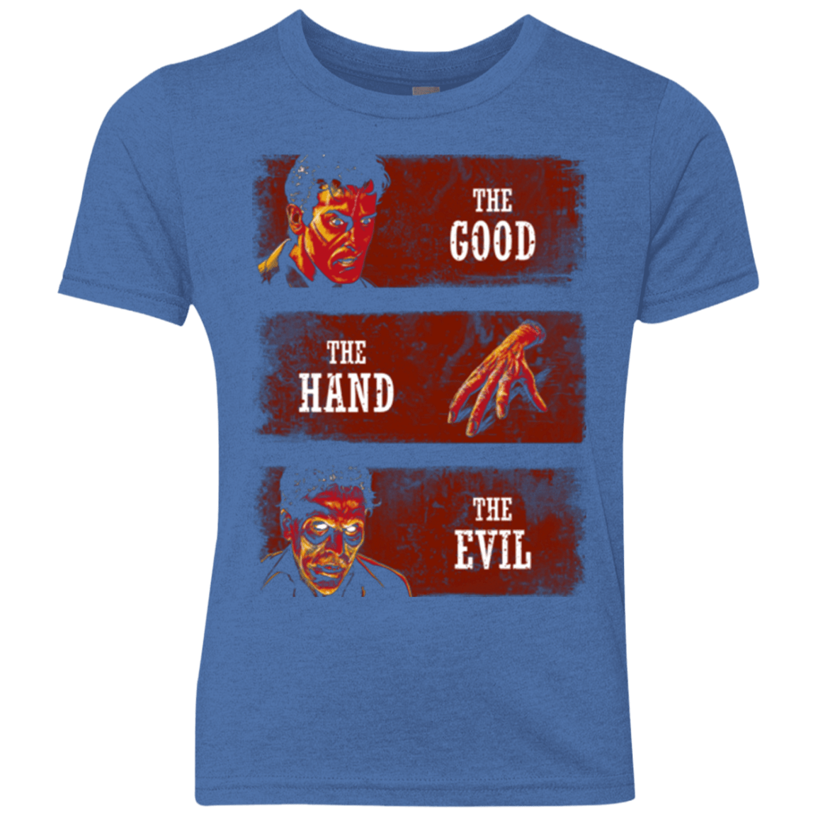 T-Shirts Vintage Royal / YXS The Good the Hand and the Evil Youth Triblend T-Shirt