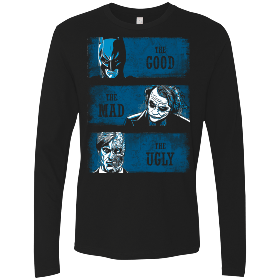 T-Shirts Black / Small The Good the Mad and the Ugly Men's Premium Long Sleeve