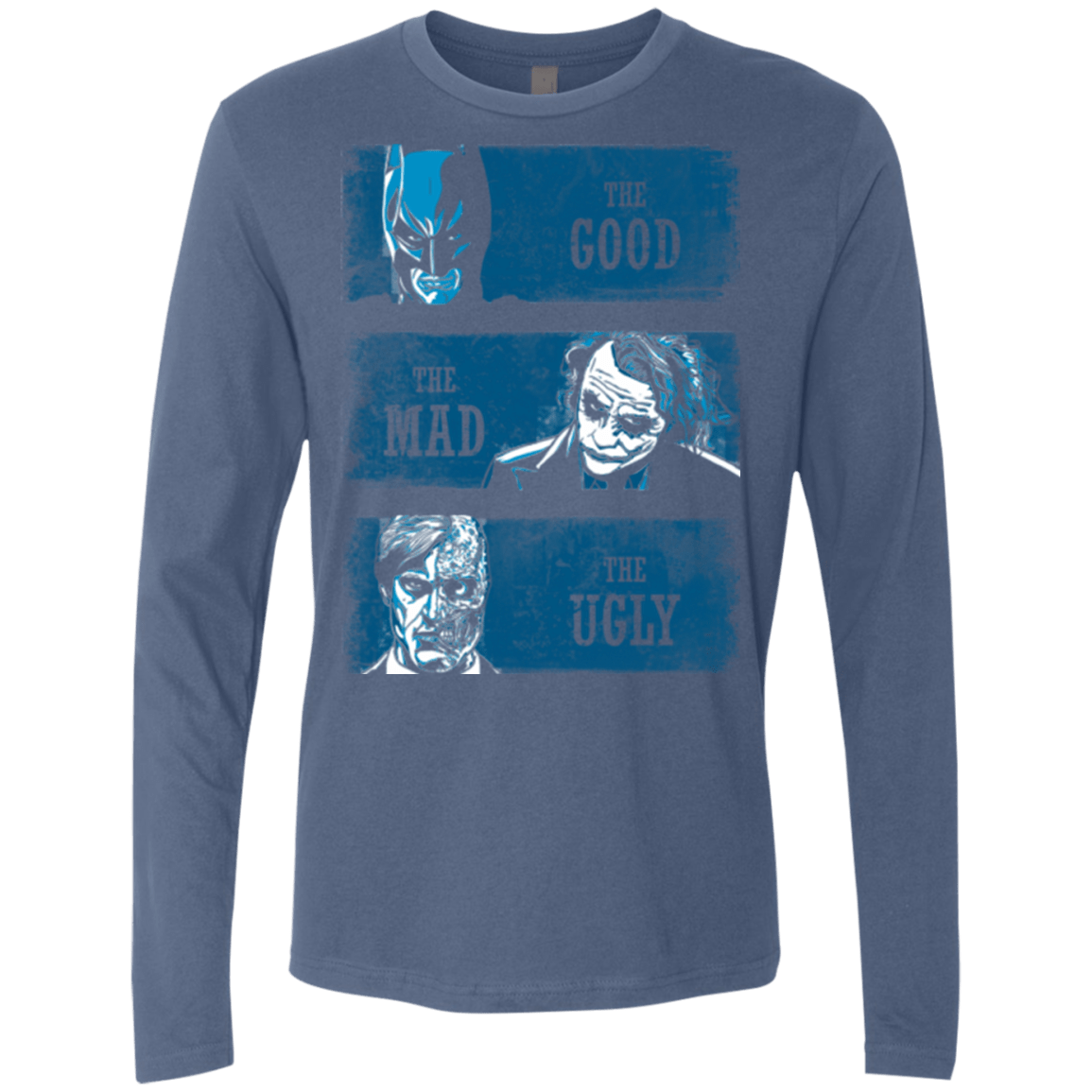 T-Shirts Indigo / Small The Good the Mad and the Ugly Men's Premium Long Sleeve