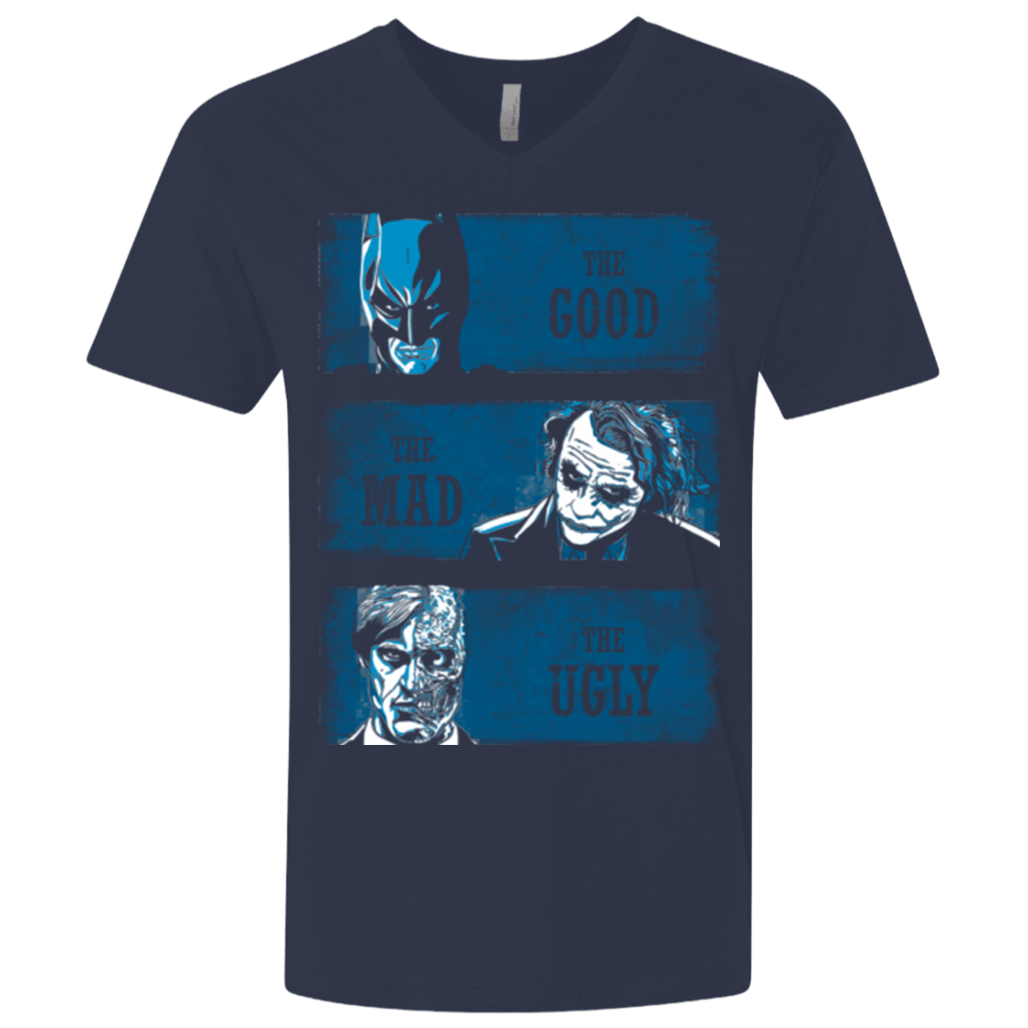 T-Shirts Midnight Navy / X-Small The Good the Mad and the Ugly Men's Premium V-Neck