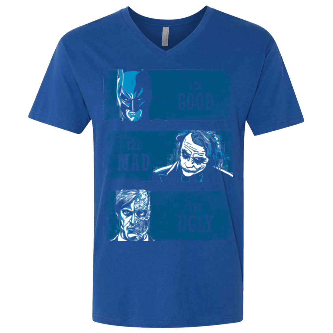 T-Shirts Royal / X-Small The Good the Mad and the Ugly Men's Premium V-Neck