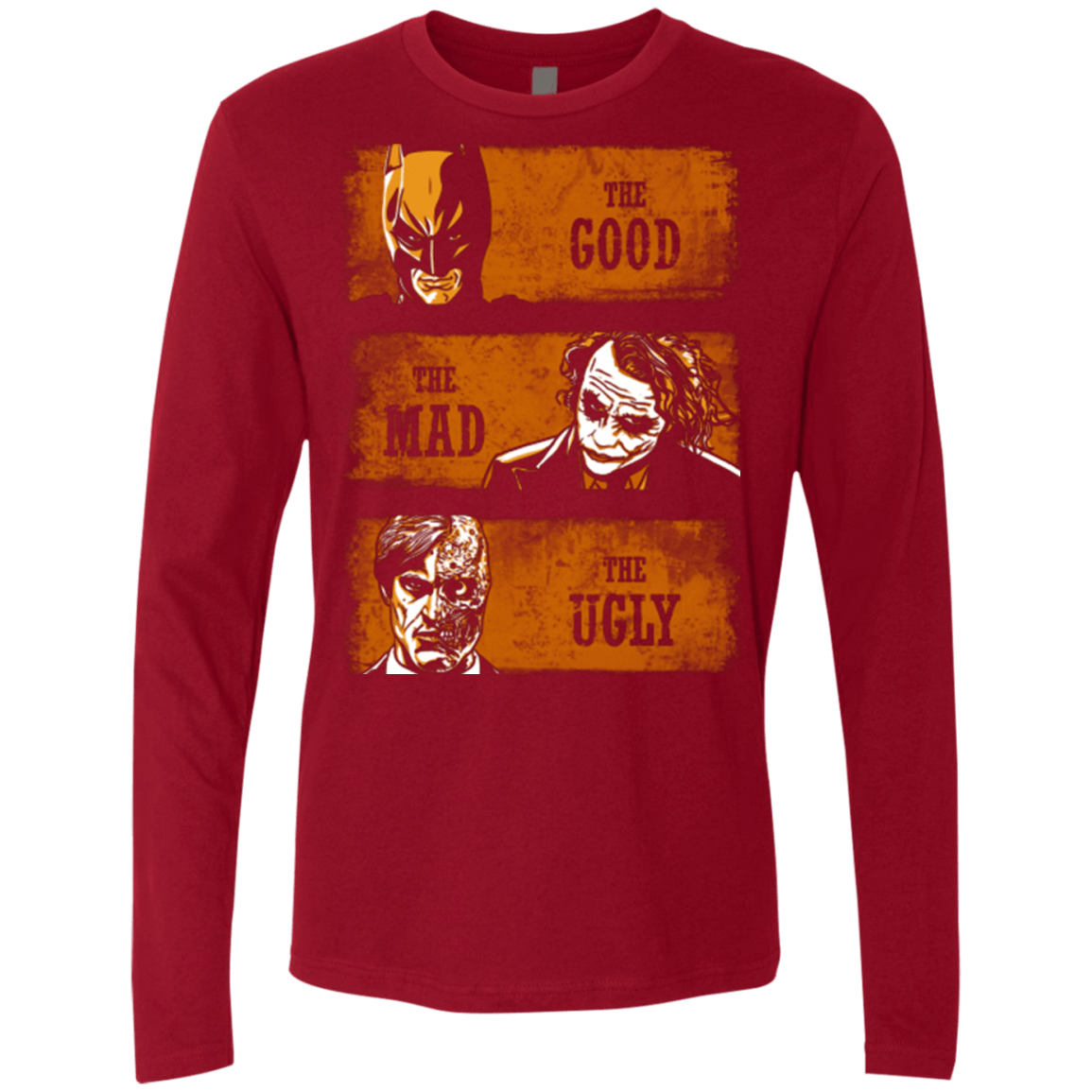T-Shirts Cardinal / Small The Good the Mad and the Ugly2 Men's Premium Long Sleeve