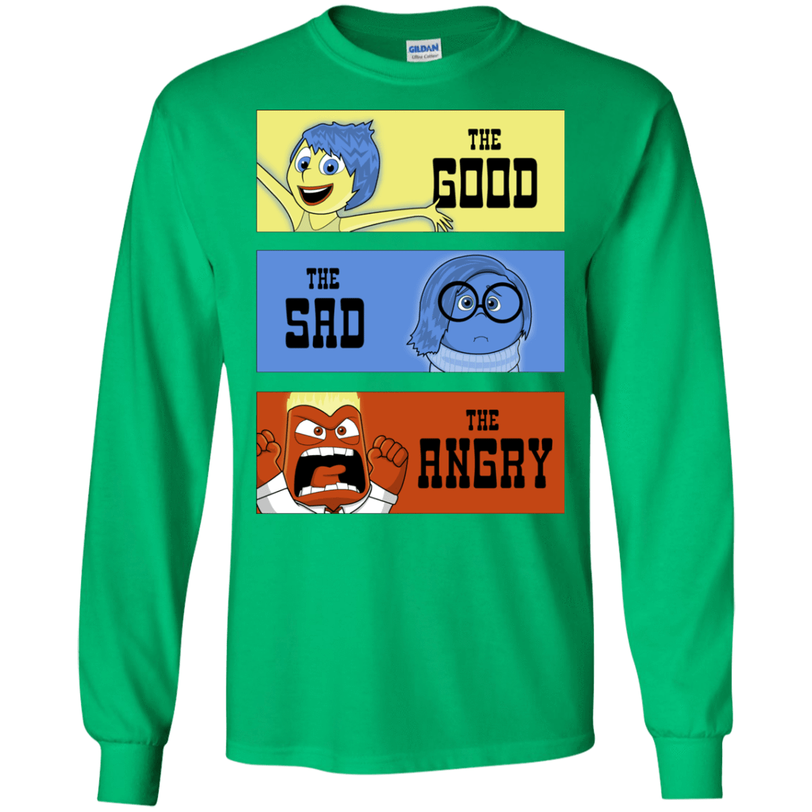 T-Shirts Irish Green / S The Good, the Sad & the Angry Men's Long Sleeve T-Shirt