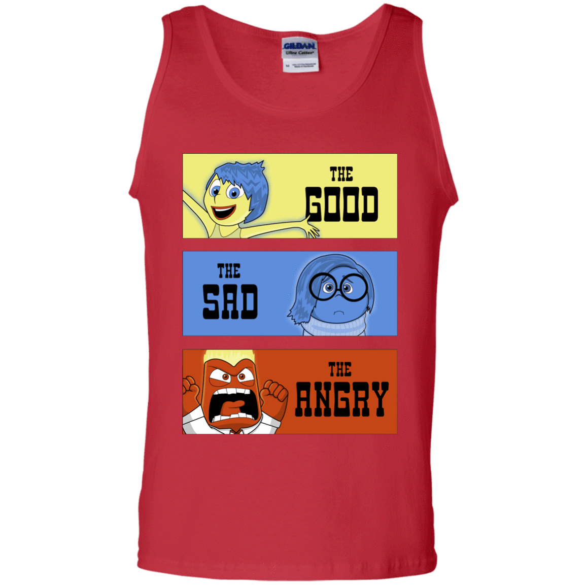 T-Shirts Red / S The Good, the Sad & the Angry Men's Tank Top
