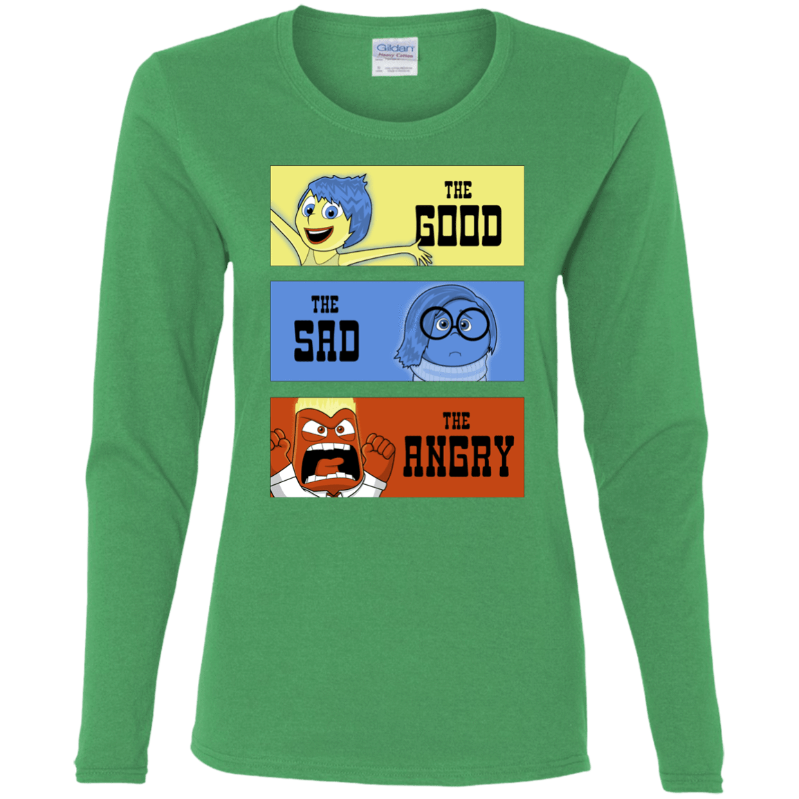 T-Shirts Irish Green / S The Good, the Sad & the Angry Women's Long Sleeve T-Shirt