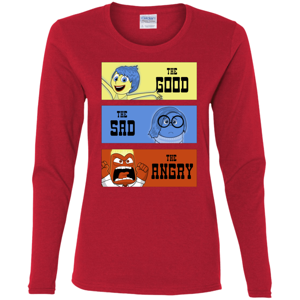 T-Shirts Red / S The Good, the Sad & the Angry Women's Long Sleeve T-Shirt
