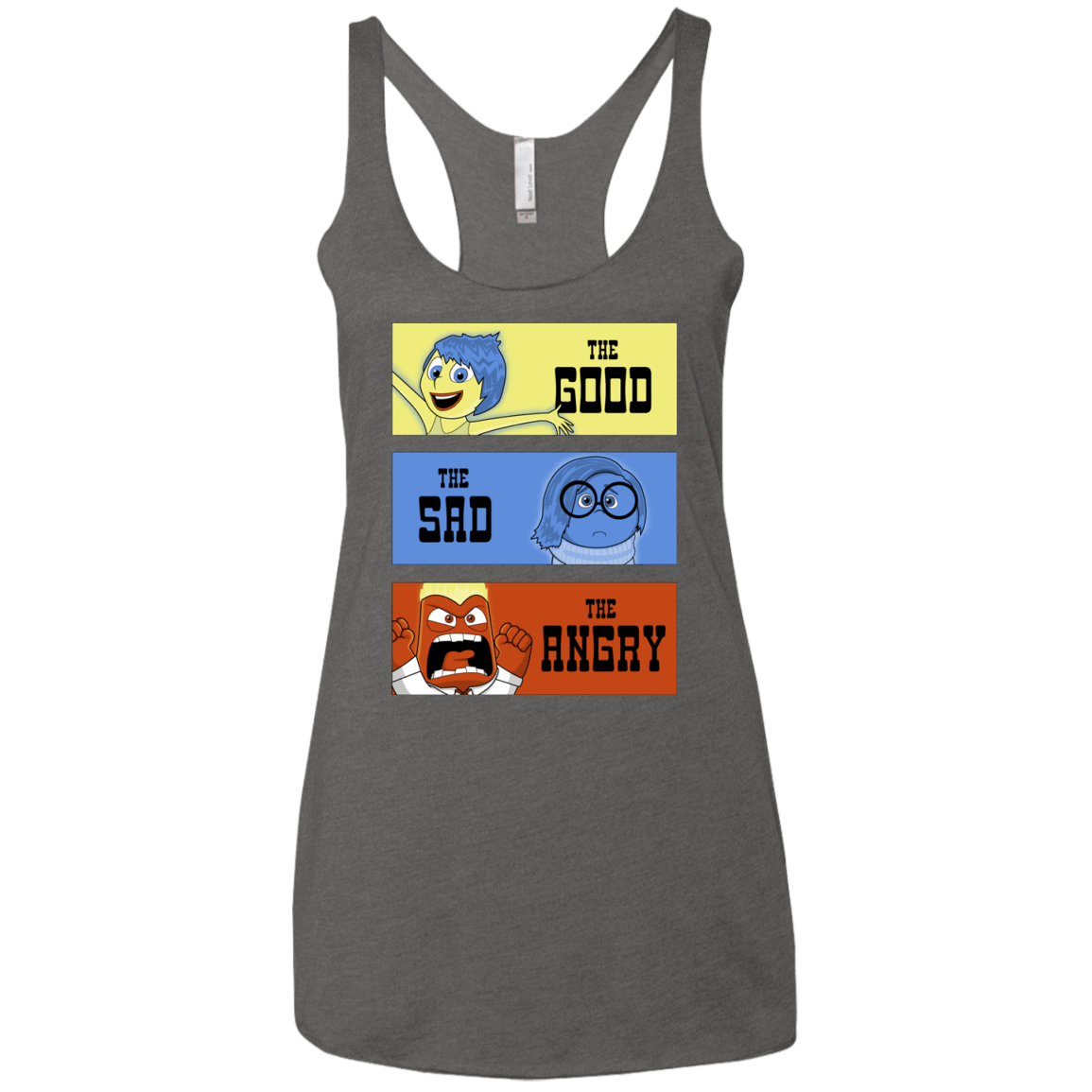 T-Shirts Premium Heather / X-Small The Good, the Sad & the Angry Women's Triblend Racerback Tank