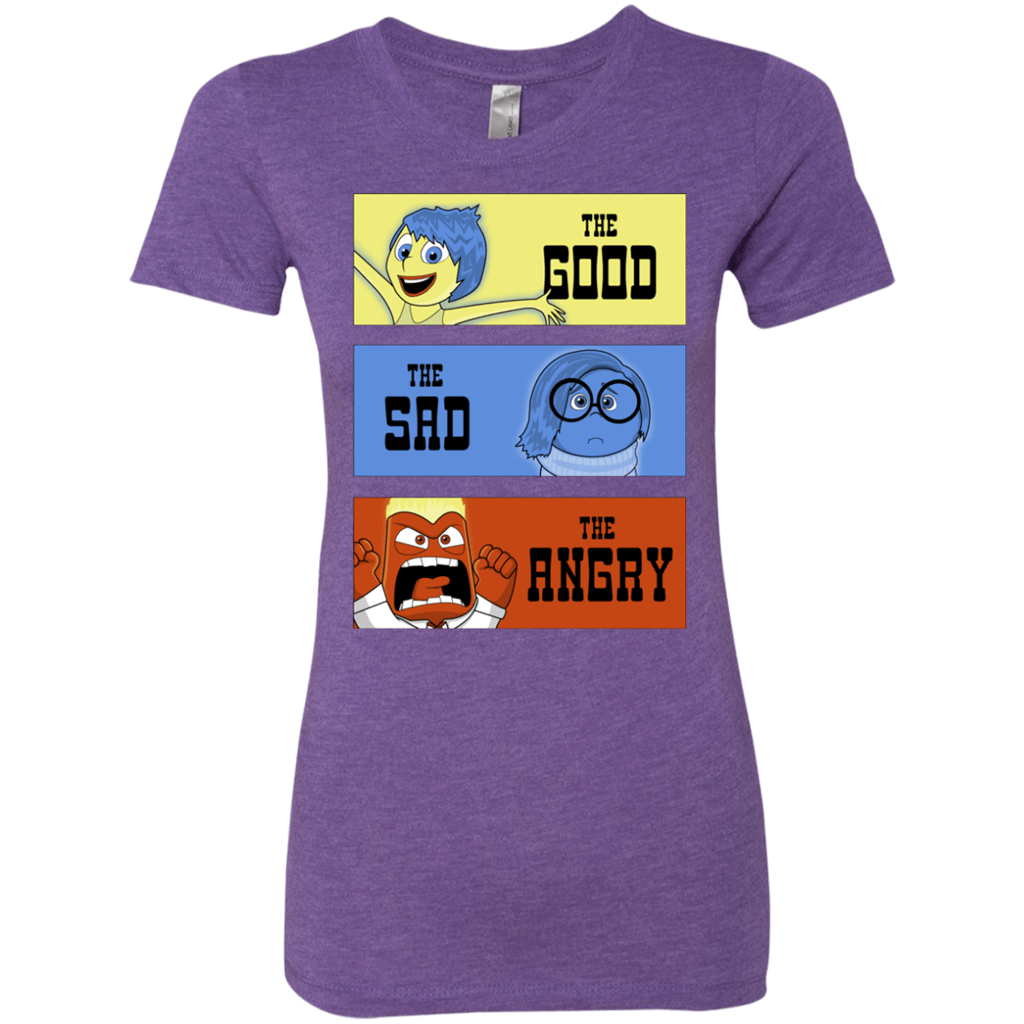 T-Shirts Purple Rush / S The Good, the Sad & the Angry Women's Triblend T-Shirt