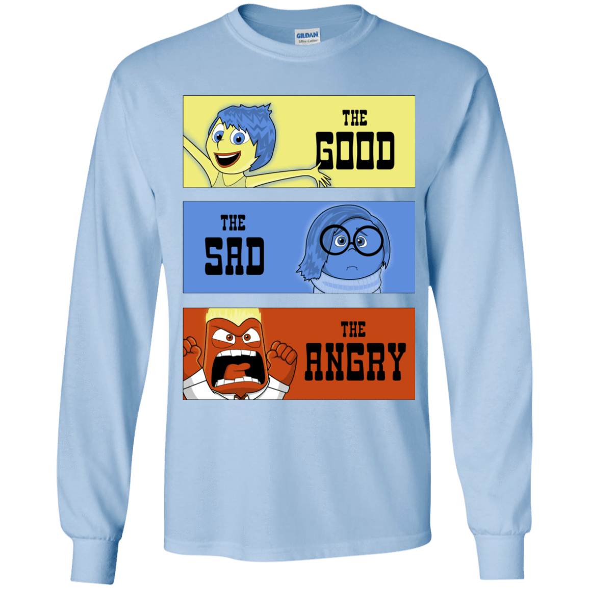 T-Shirts Light Blue / YS The Good, the Sad & the Angry Youth Long Sleeve T-Shirt