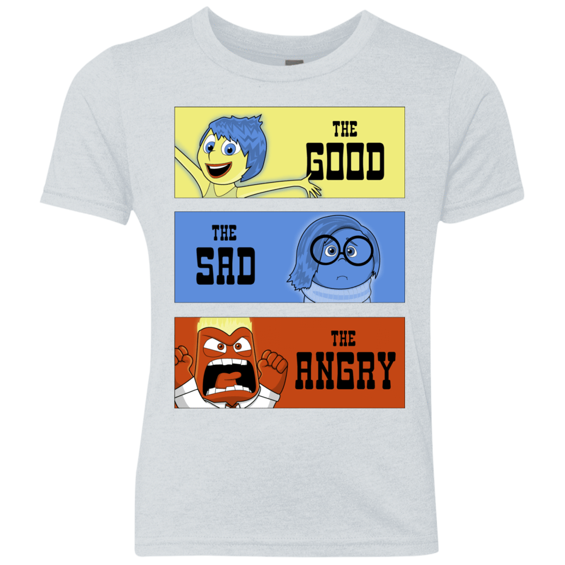 T-Shirts Heather White / YXS The Good, the Sad & the Angry Youth Triblend T-Shirt