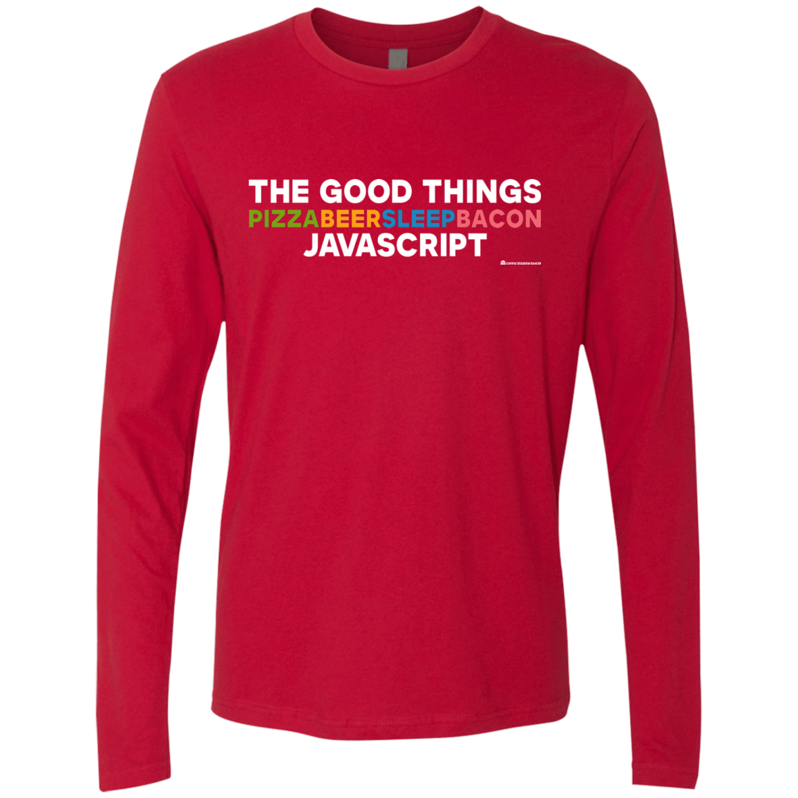 T-Shirts Red / Small The Good Things Men's Premium Long Sleeve