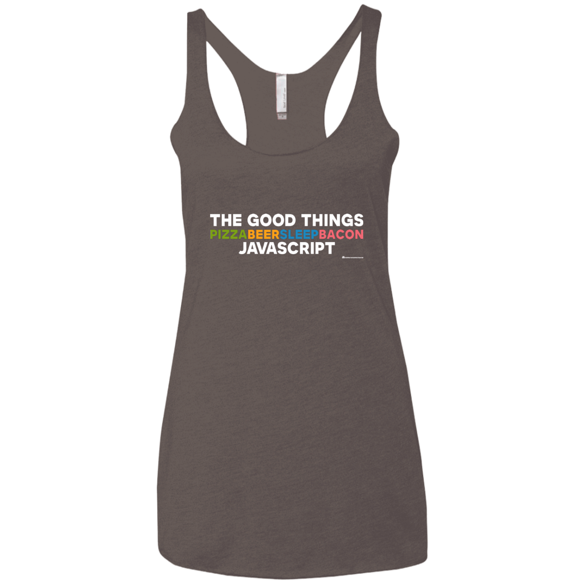 T-Shirts Macchiato / X-Small The Good Things Women's Triblend Racerback Tank