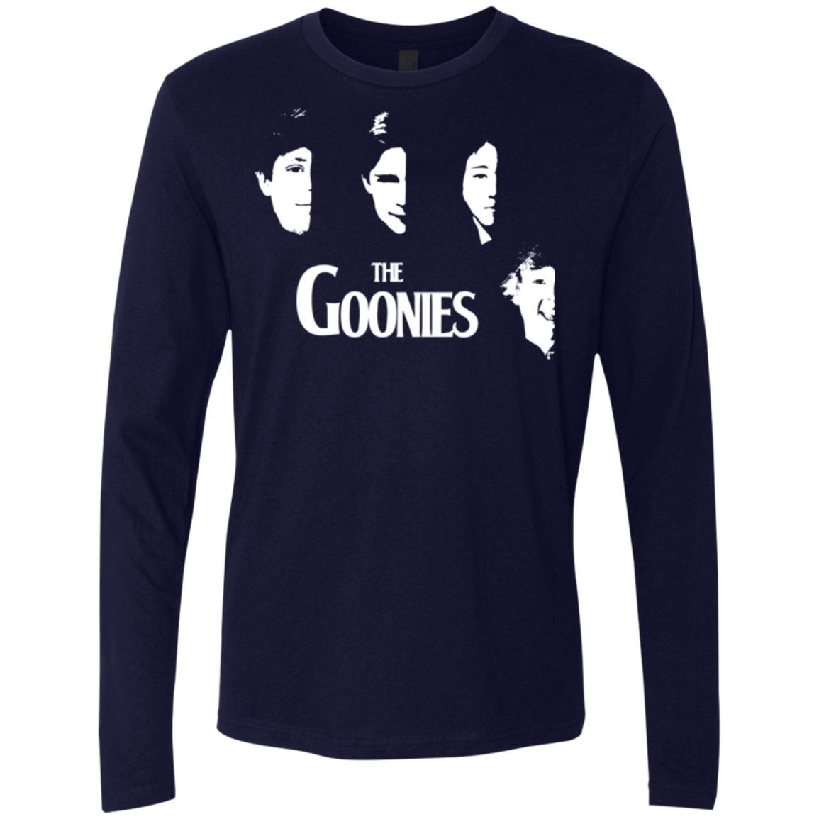 T-Shirts Midnight Navy / Small The Goonies Men's Premium Long Sleeve