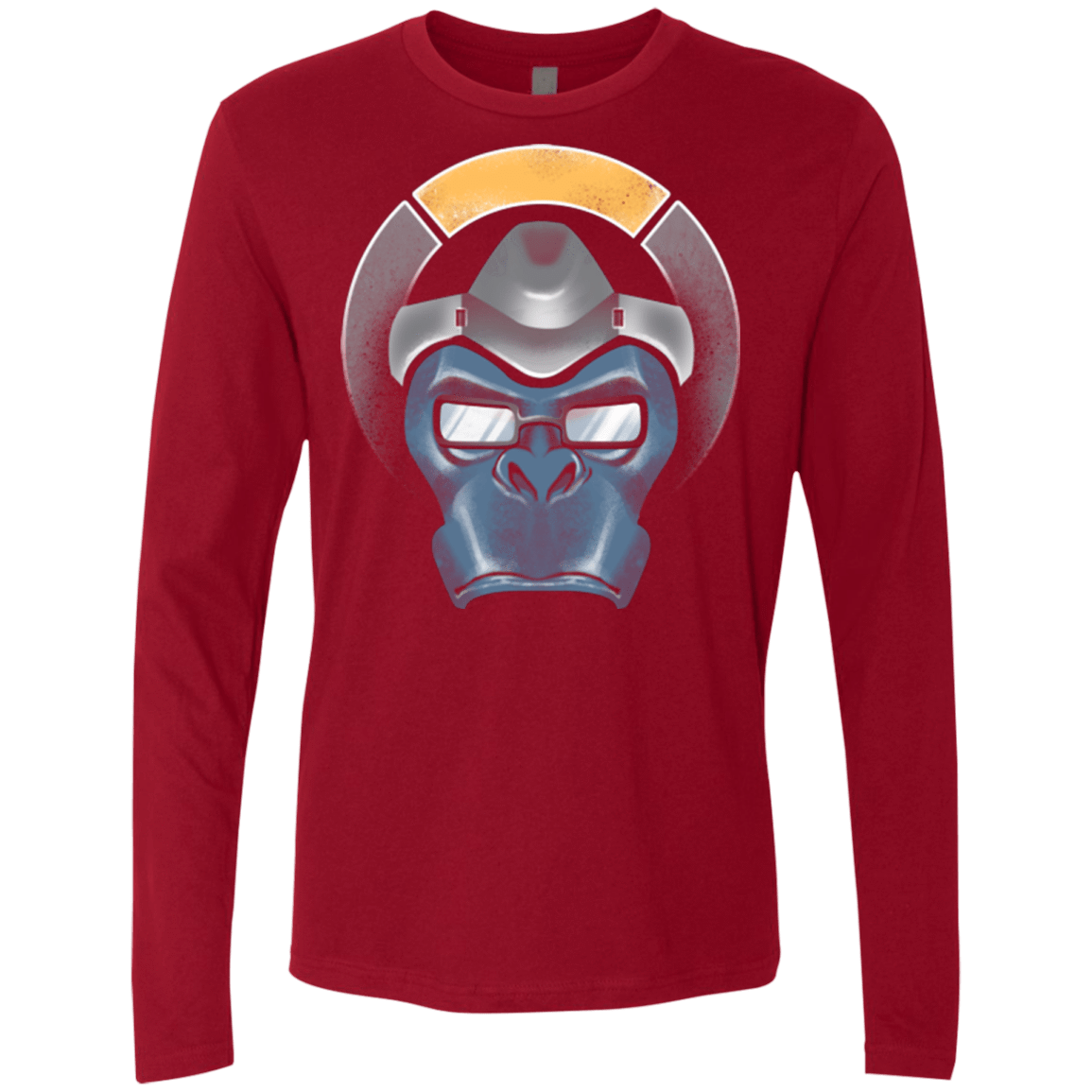 T-Shirts Cardinal / Small The Gorilla Men's Premium Long Sleeve