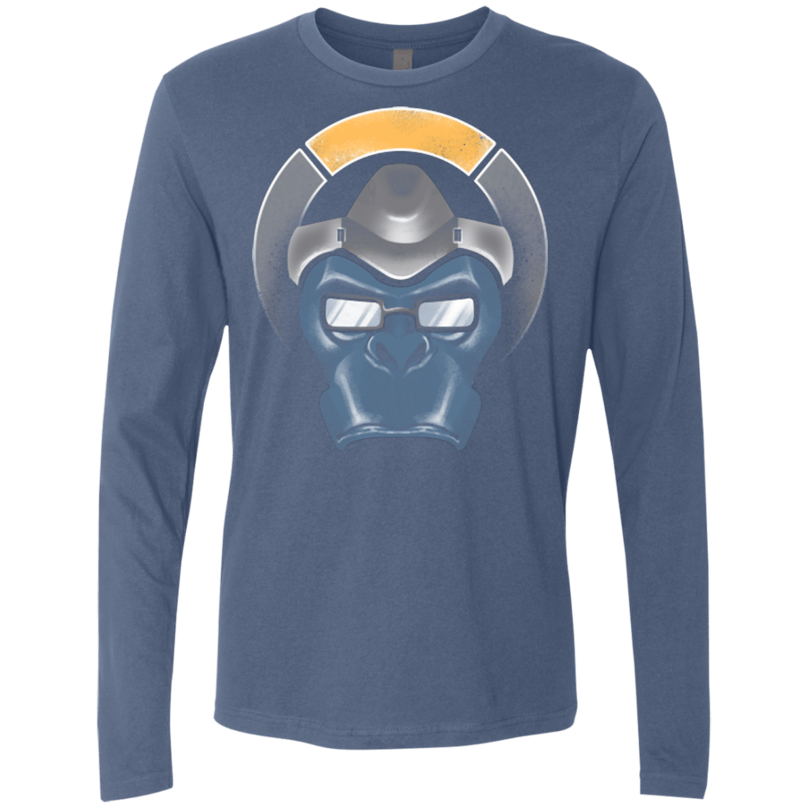 T-Shirts Indigo / Small The Gorilla Men's Premium Long Sleeve