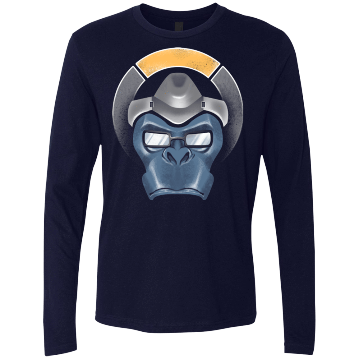 T-Shirts Midnight Navy / Small The Gorilla Men's Premium Long Sleeve