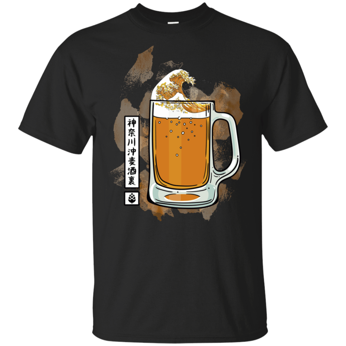 T-Shirts Black / S The Great Beer of Kanagawa T-Shirt