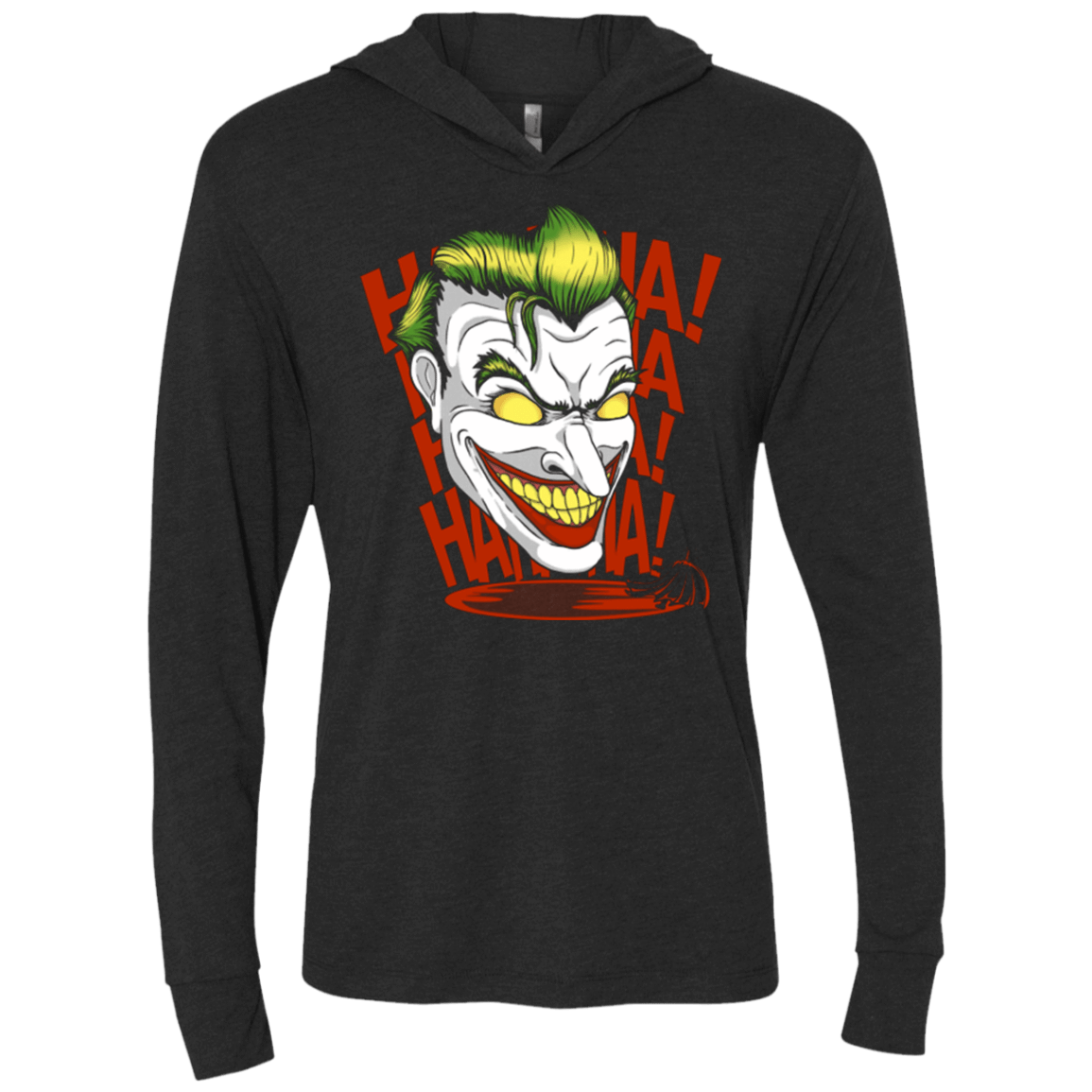 T-Shirts Vintage Black / X-Small The Great Joke Triblend Long Sleeve Hoodie Tee