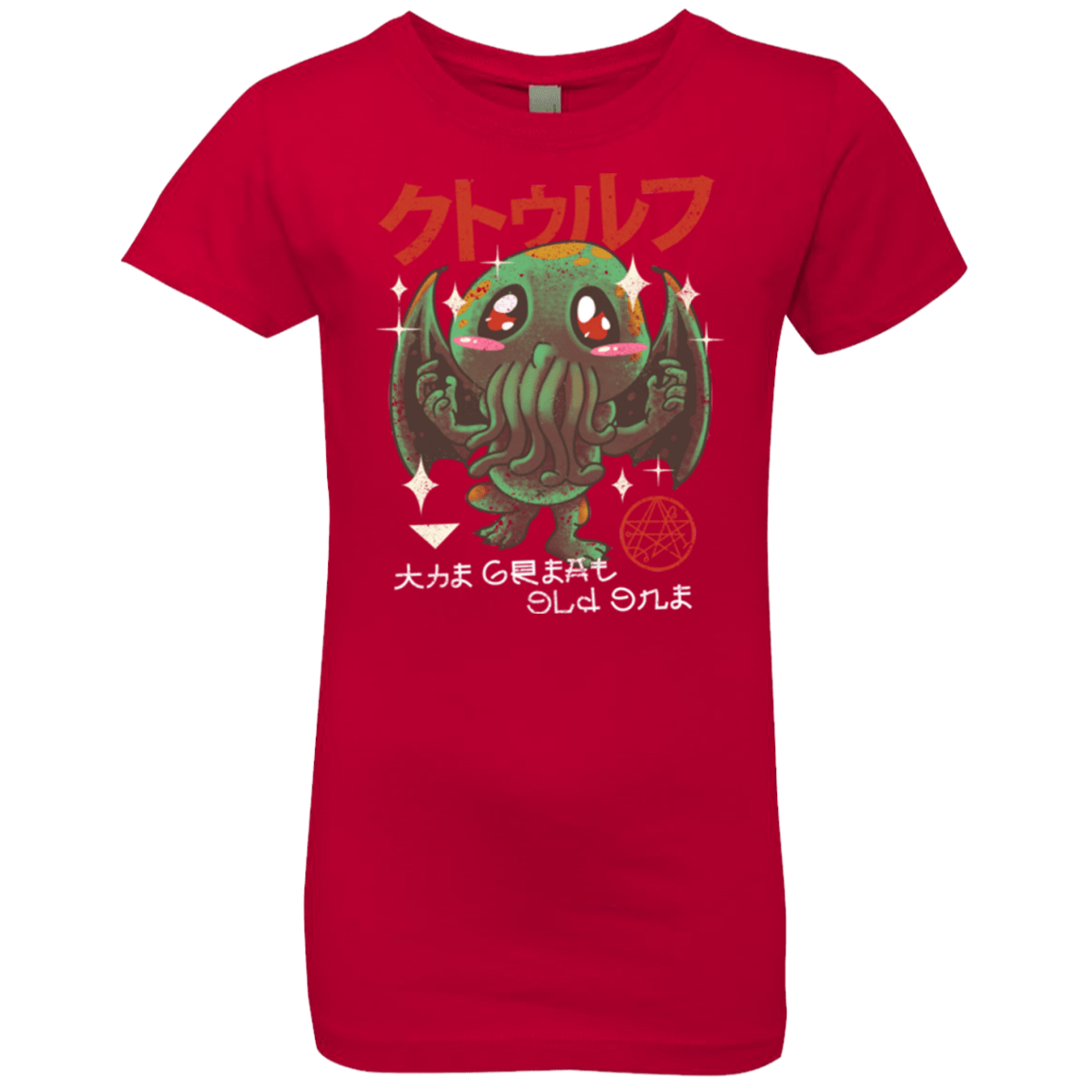T-Shirts Red / YXS The Great Old Kawaii Girls Premium T-Shirt