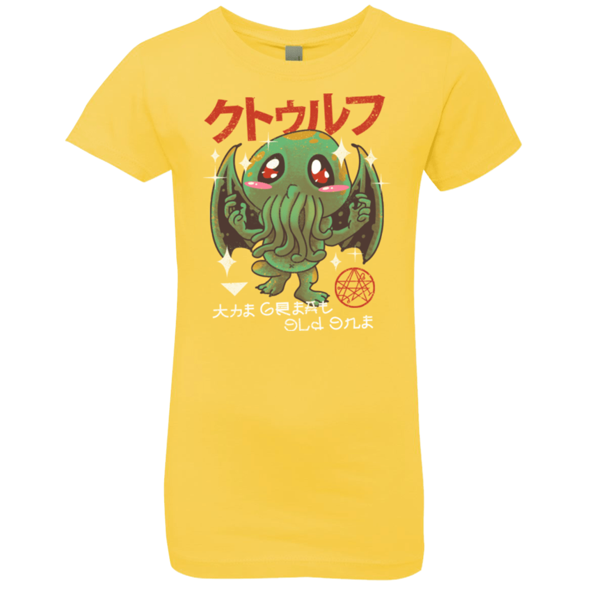 T-Shirts Vibrant Yellow / YXS The Great Old Kawaii Girls Premium T-Shirt
